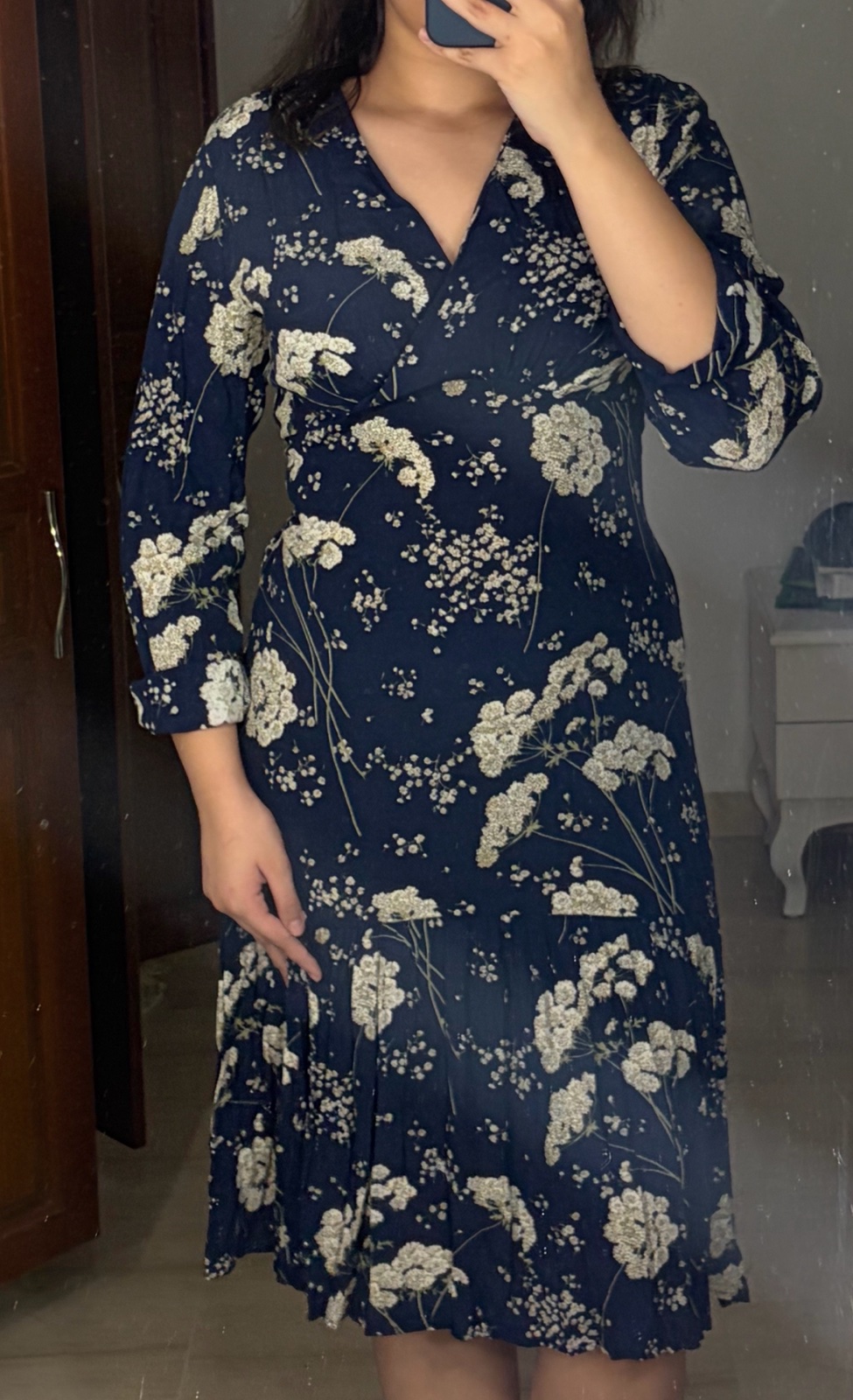 Robe midi massimo dutti avec etiquette 