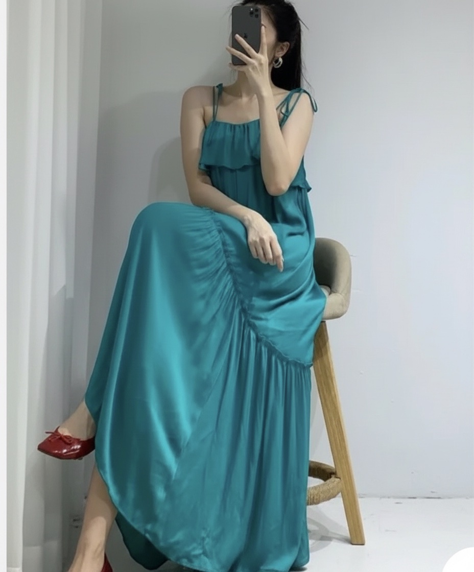Robe soie zara m/l