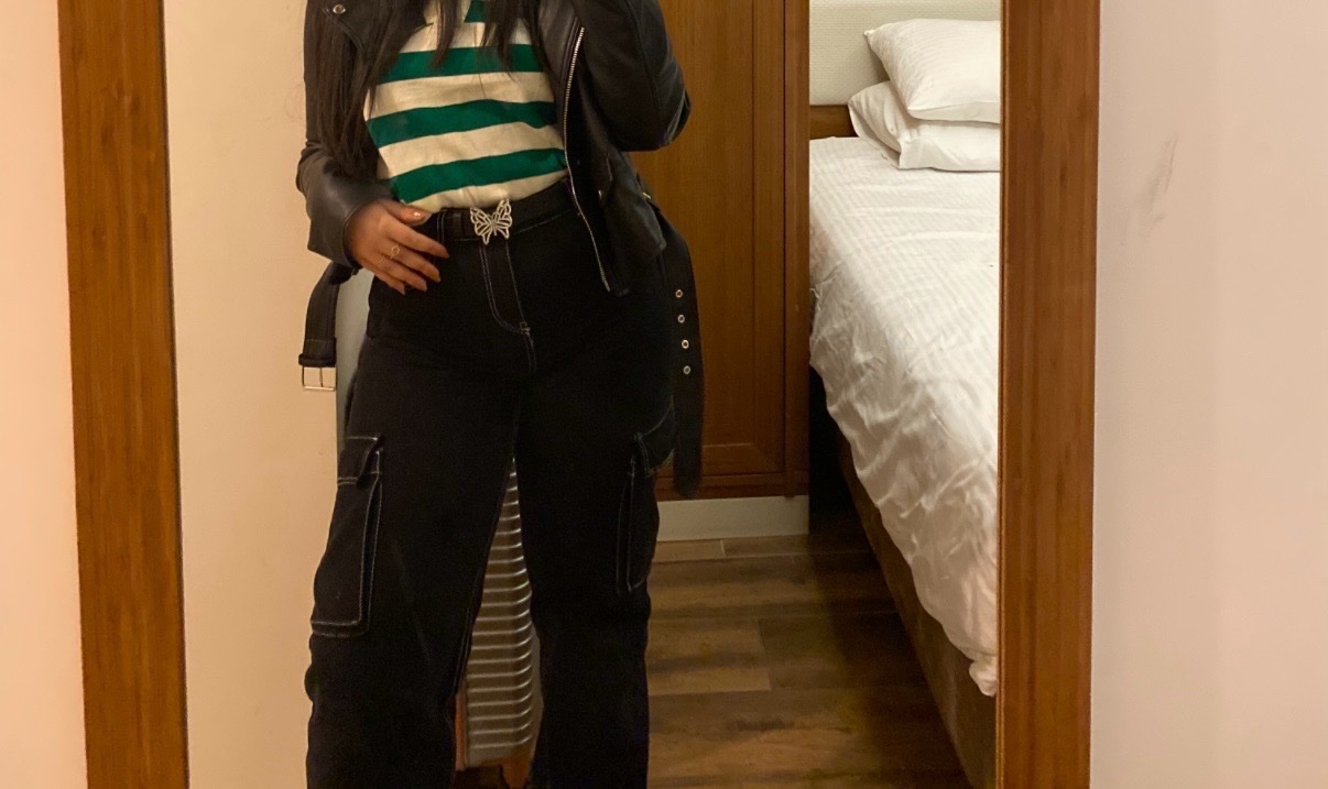 Jean cargo noir 