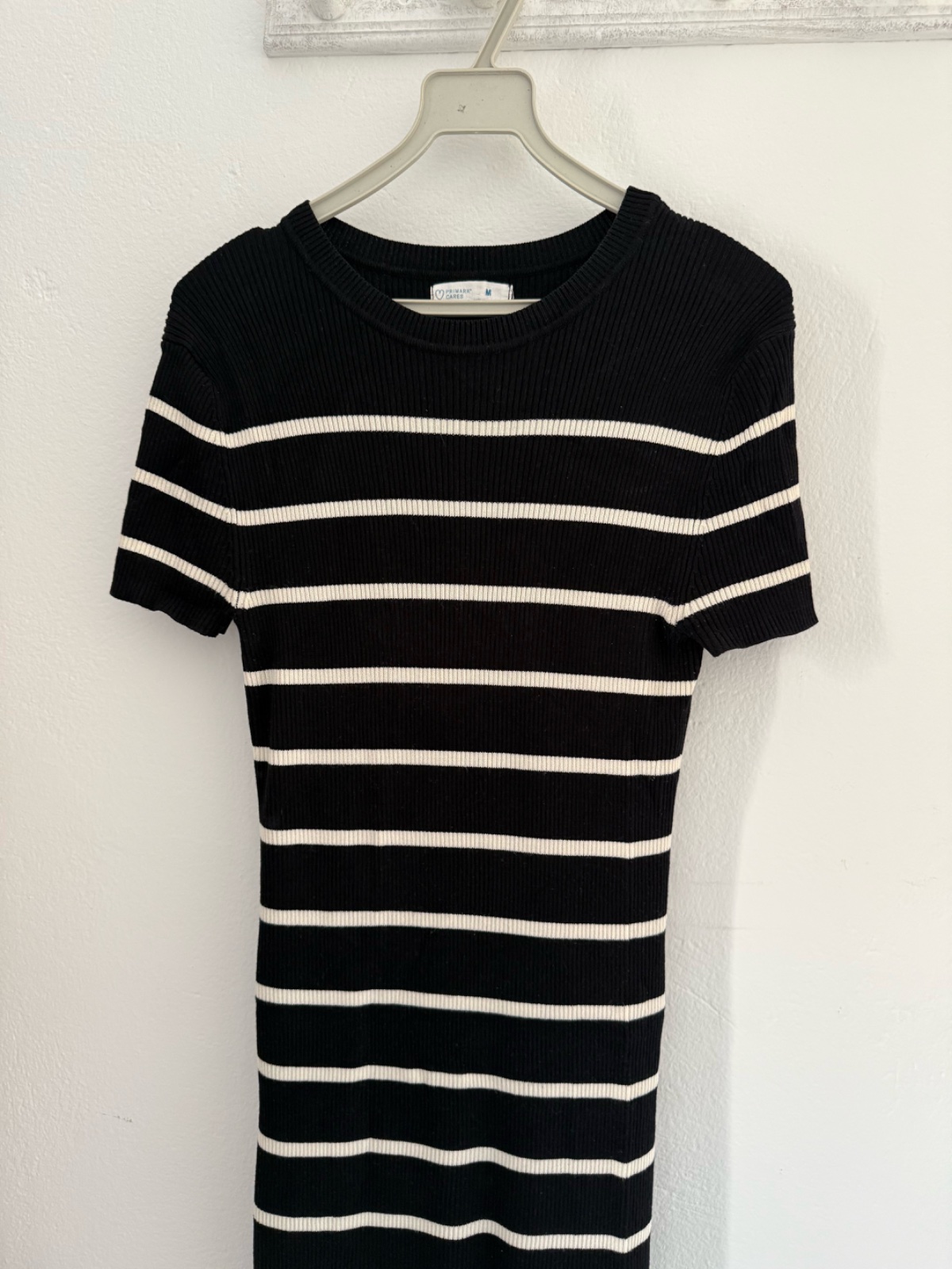 Robe rayée noir & blanc