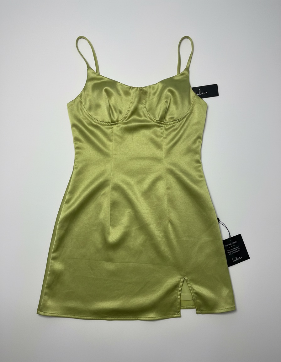 Robe en satin 