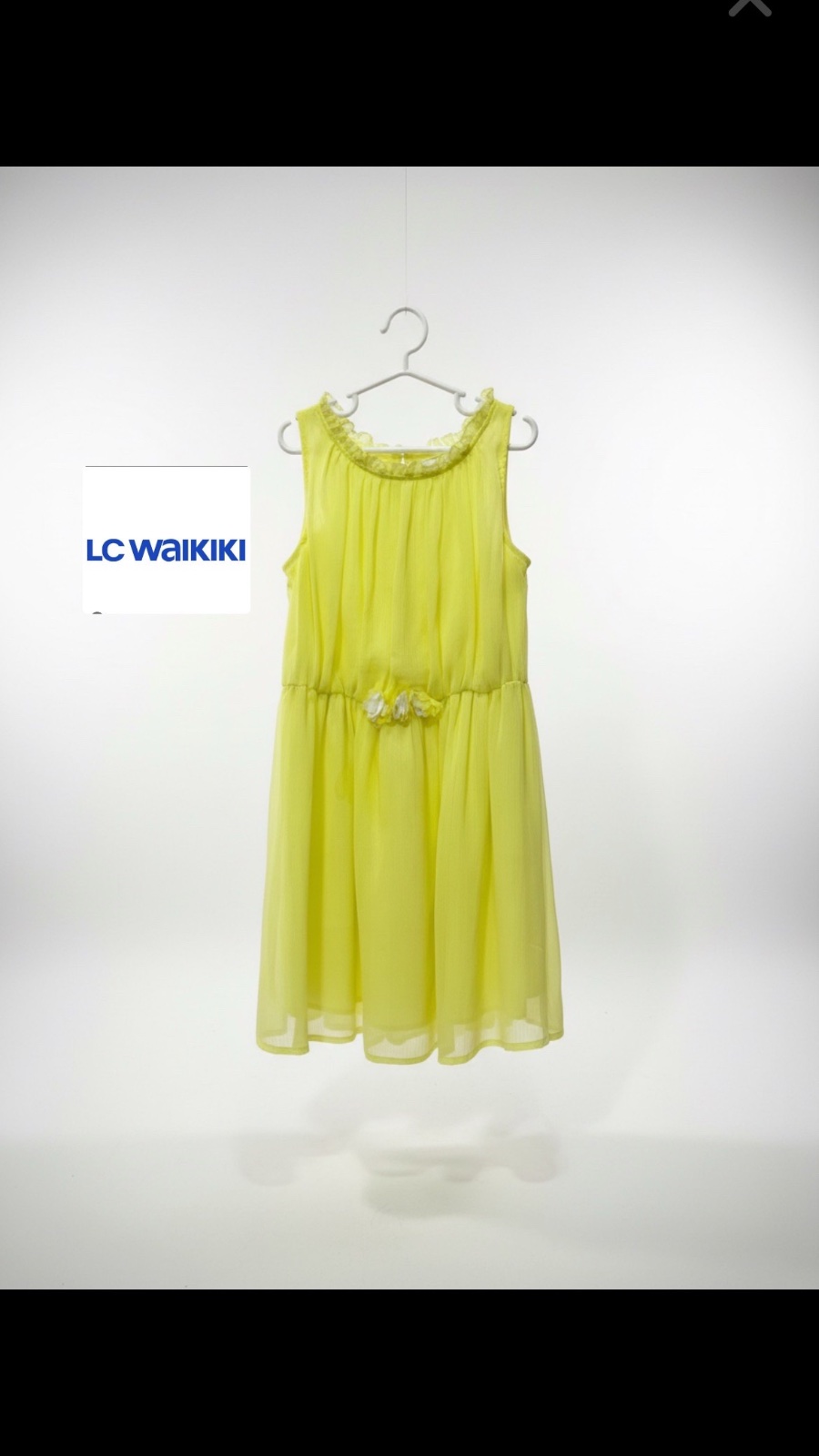 Robe jaune citron 
