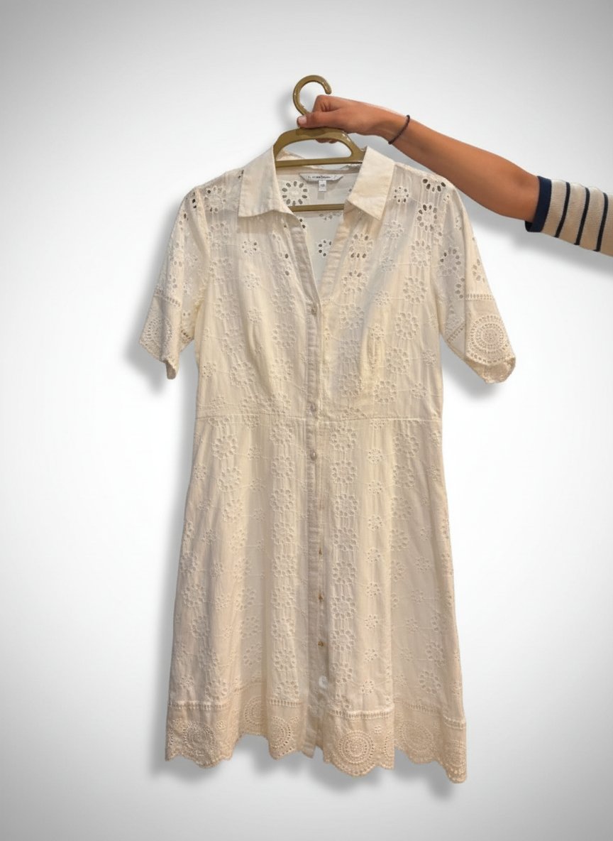 Robe brederie anglaise