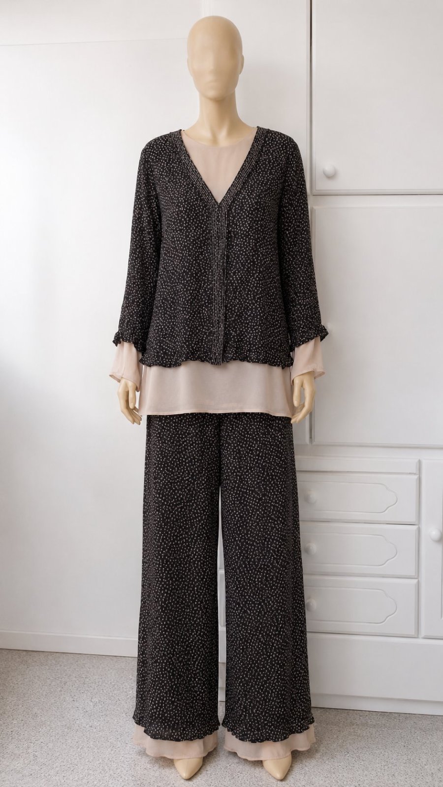 🖤 Ensemble femme chic 🖤 – pantalon + marinière