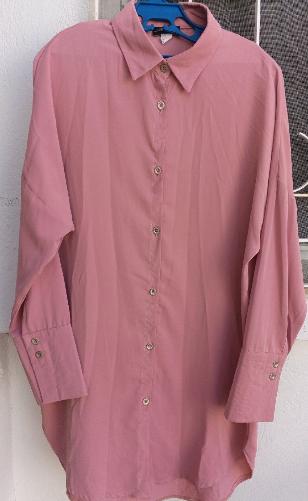 Chemise rose 