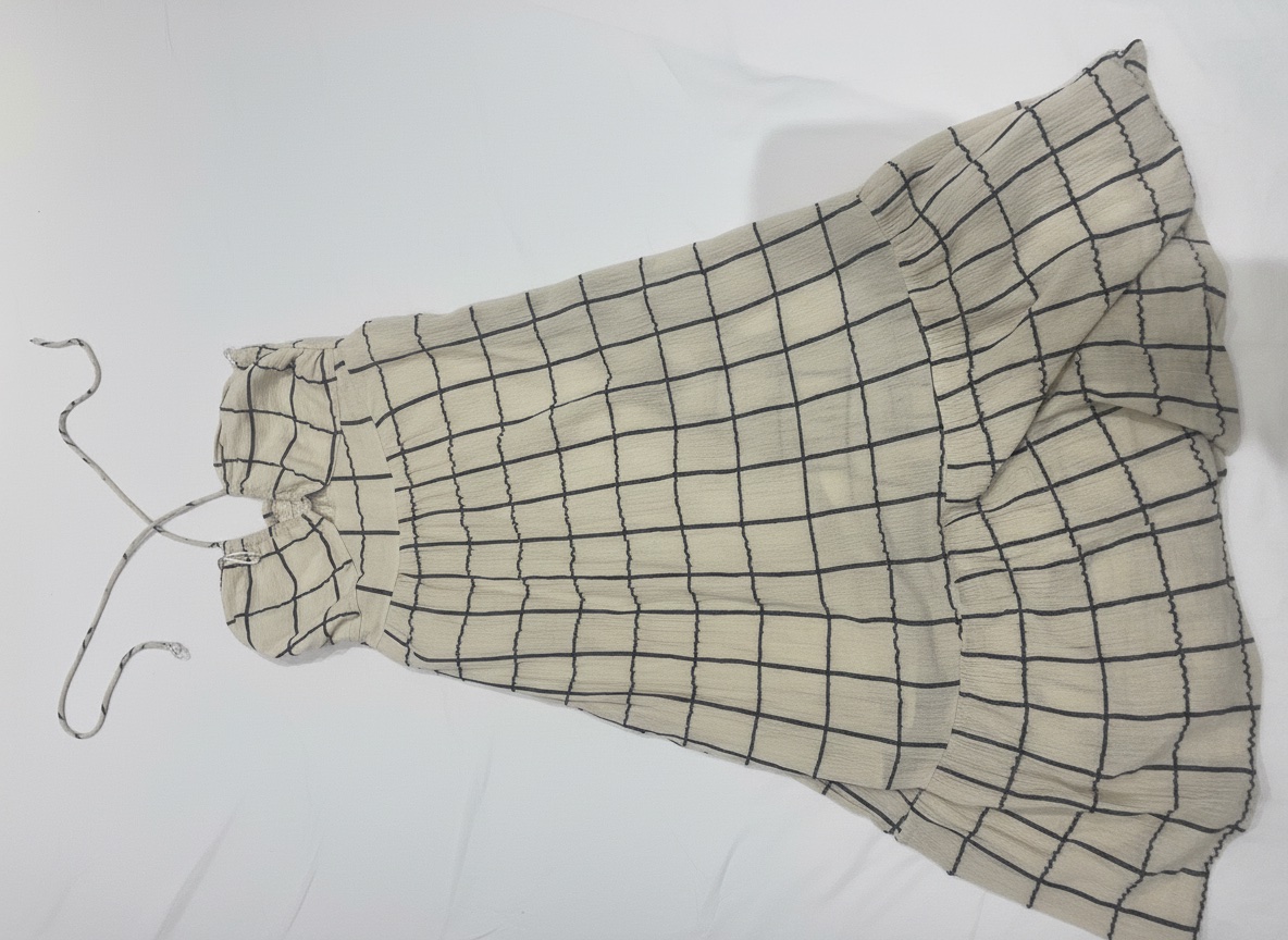 Robe a carreau de chez mango