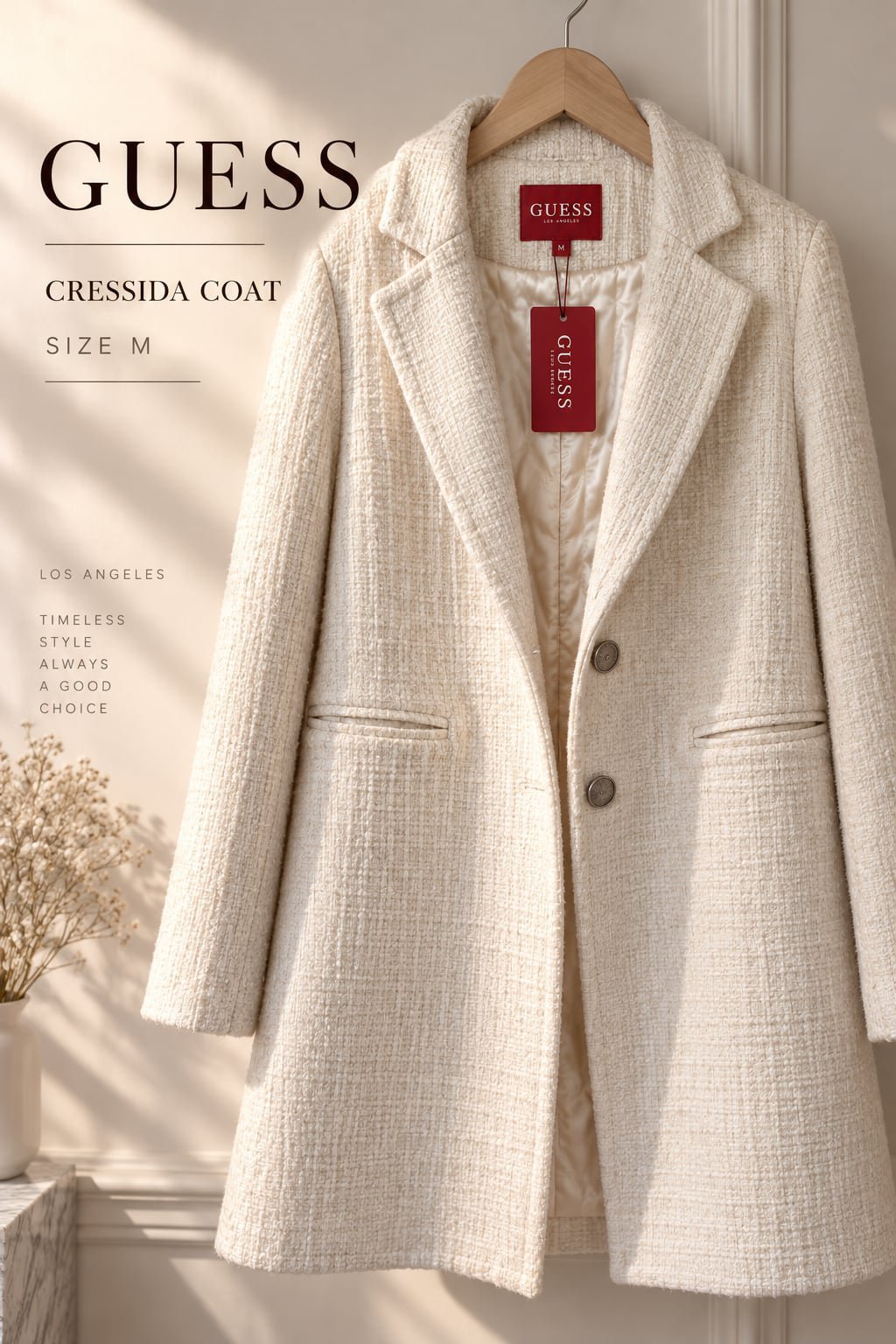GUESS Cressida Coat – M