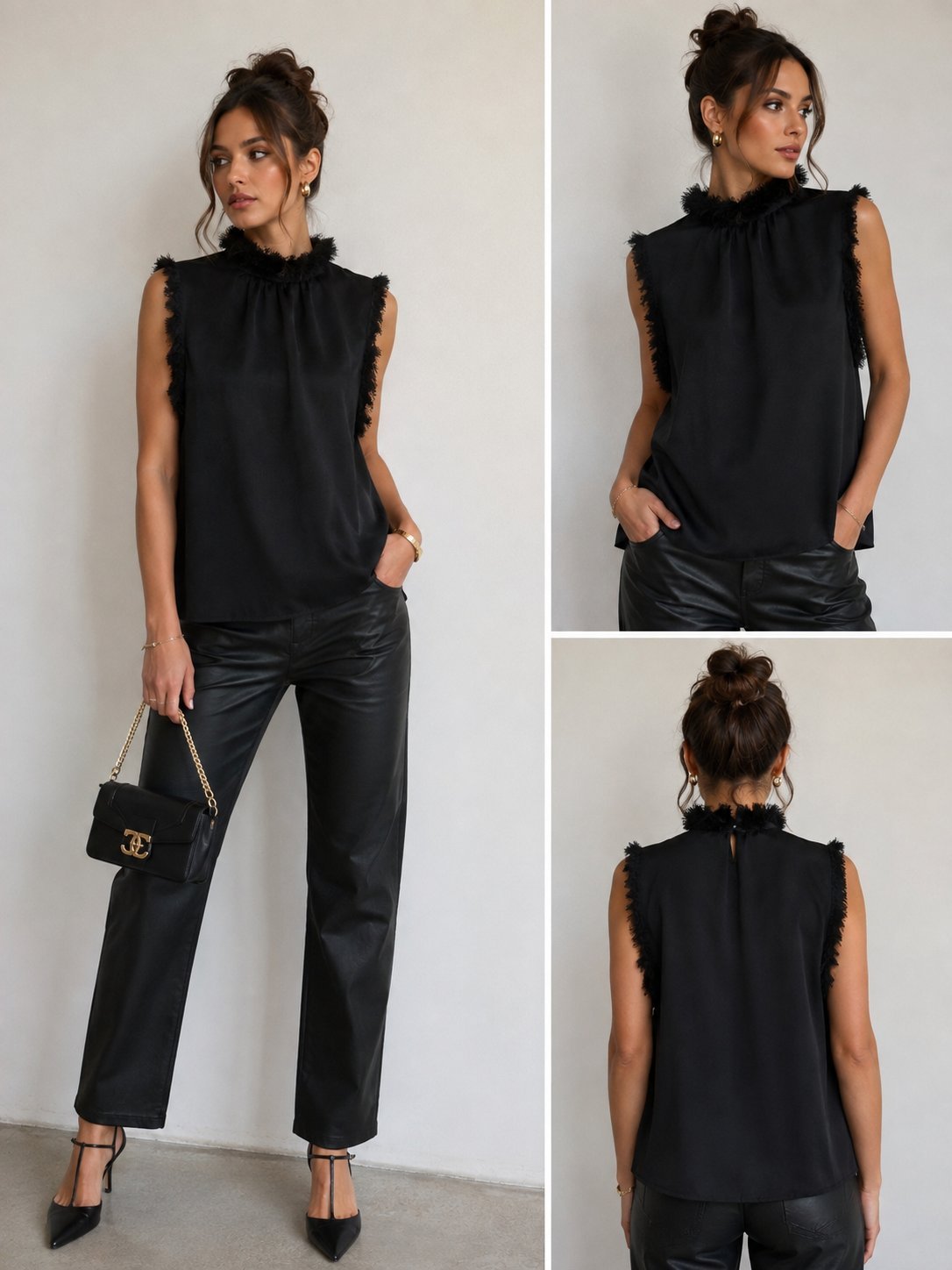Top Zara noir 