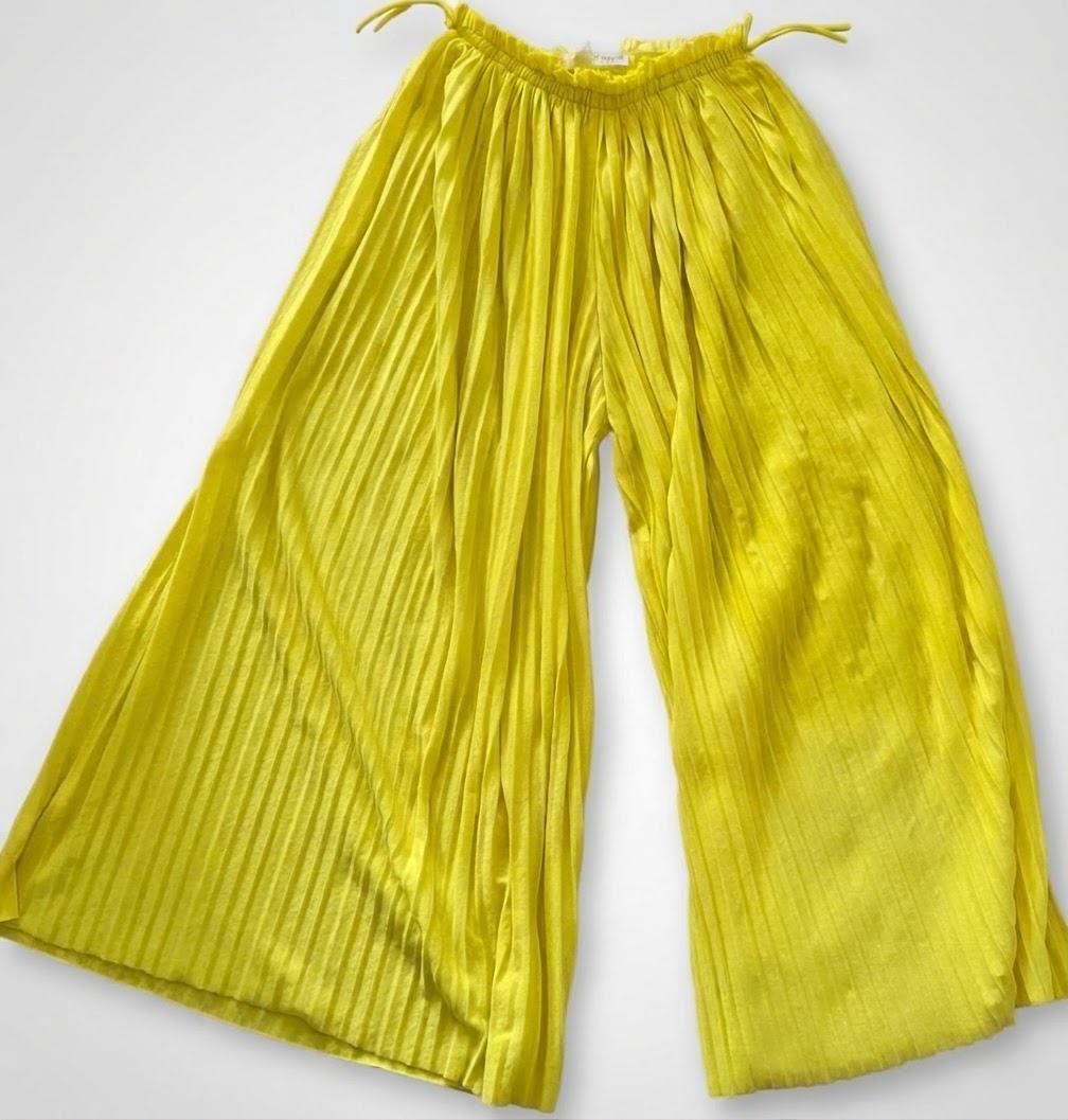 Pantalon large plissé 13-14 ans 
