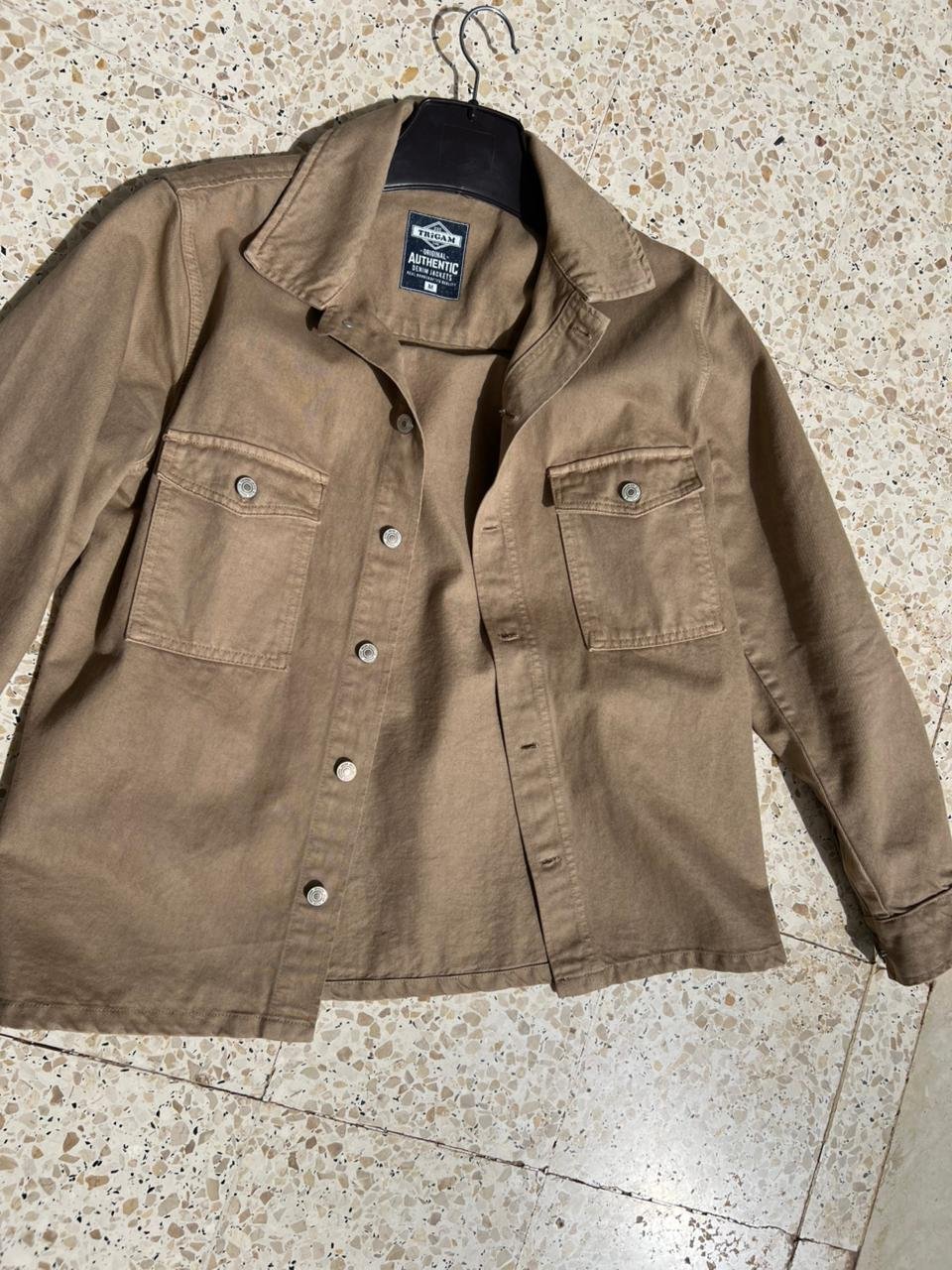 Denim jacket beige 