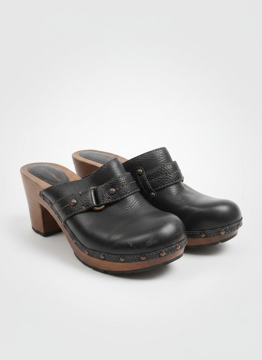 Sabo en cuir 