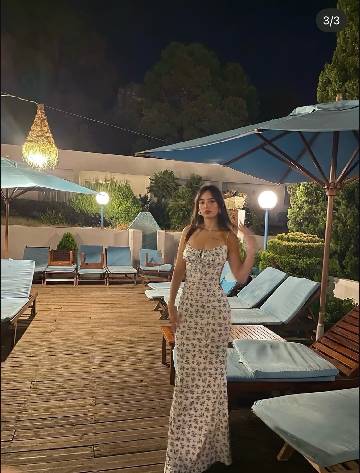Robe bleu 