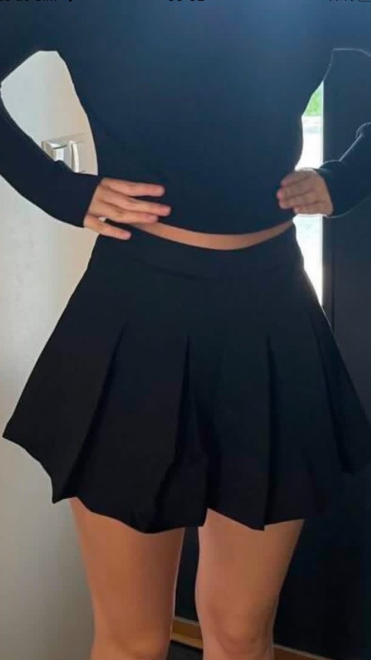 Petite jupe plissée