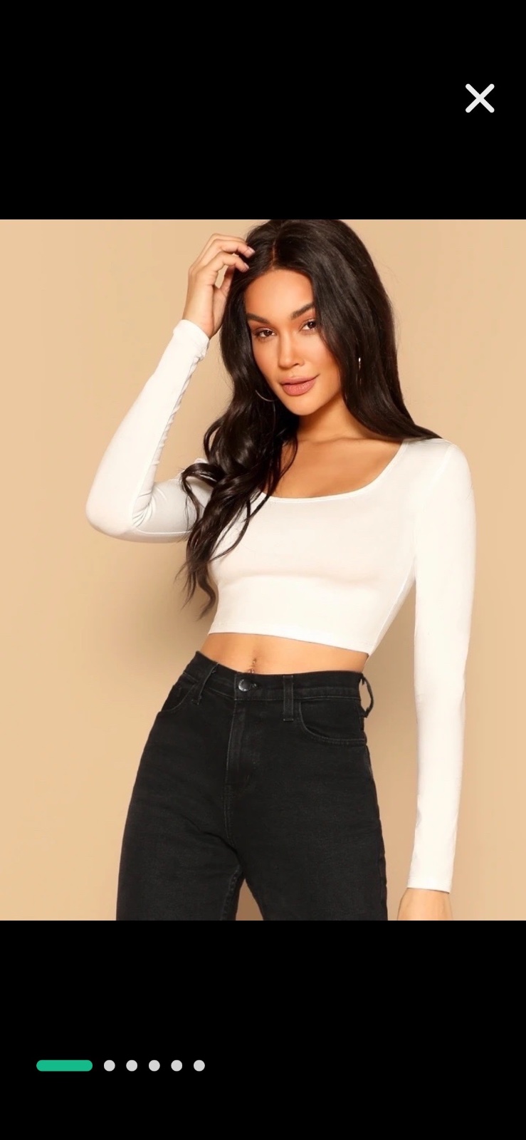 Lot Crop top shein et garage