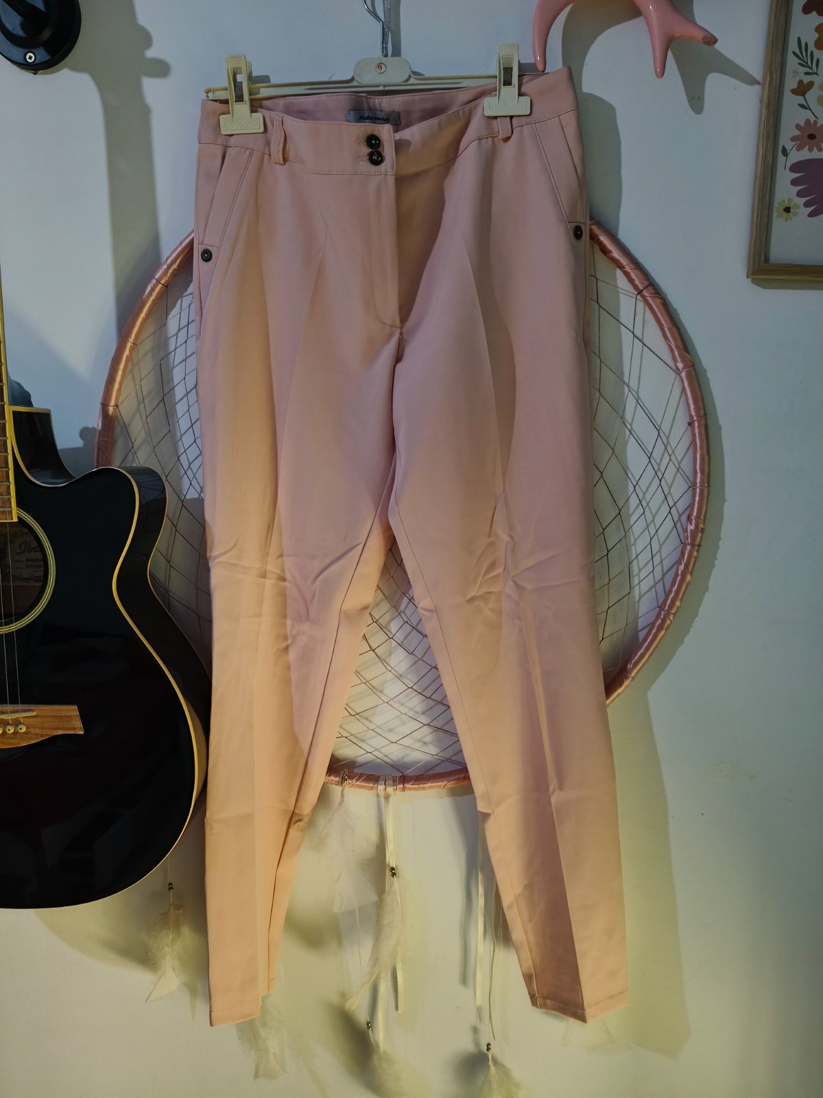 Pantalon rose poudré neuf