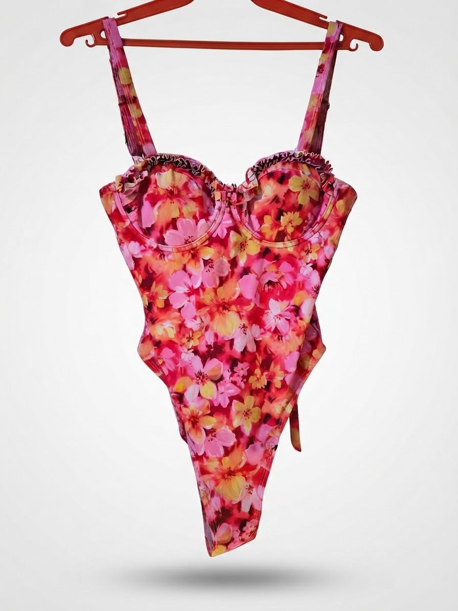 Maillot fleuri neuf