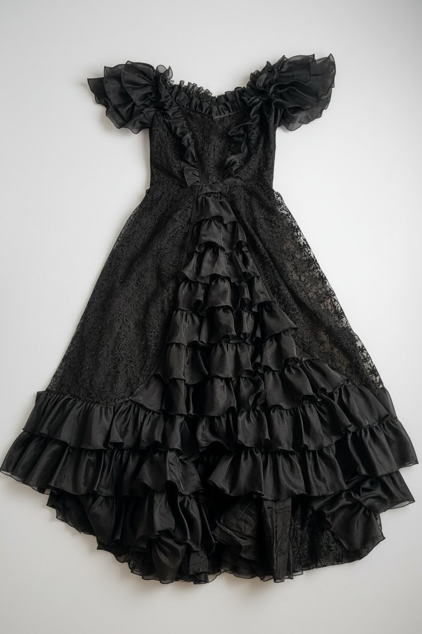 Robe noire vintage 