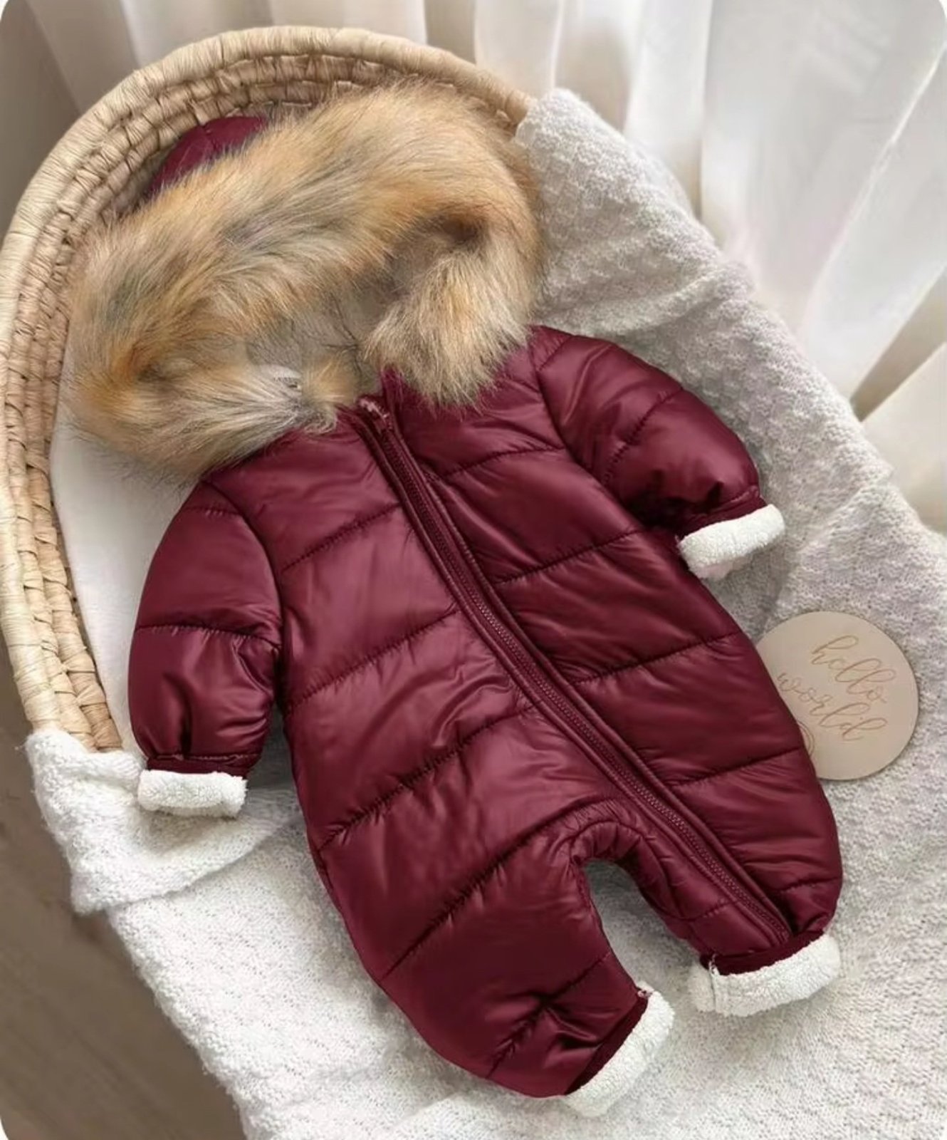 Baby winter snowsuit