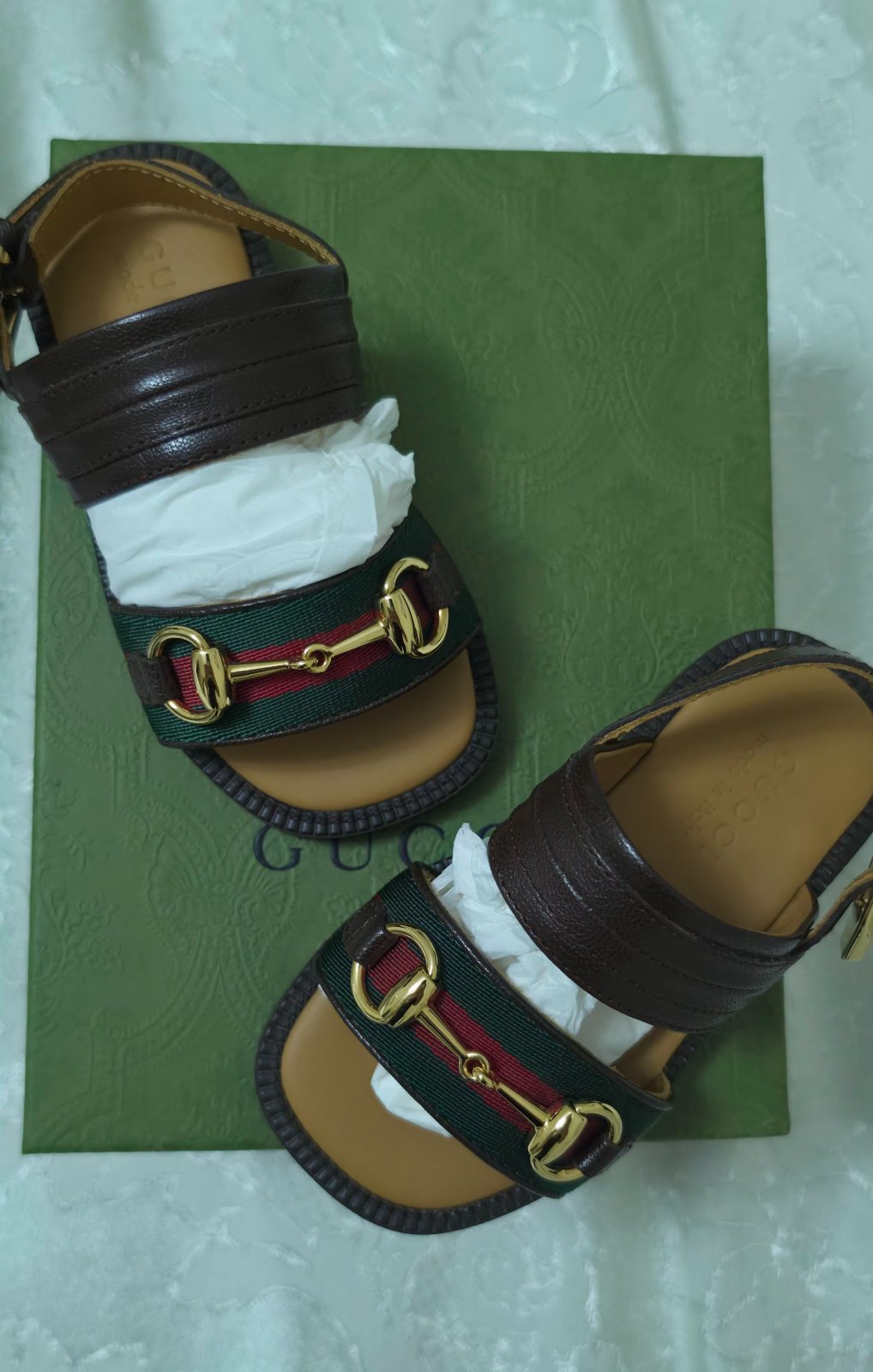 Gucci Kids Web-detail sandals