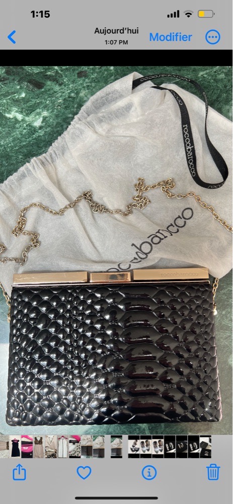 Pochette croco Roccobarocco