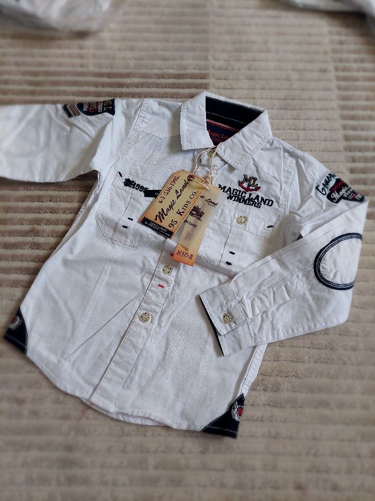 chemise blanche neuf pour garçon 