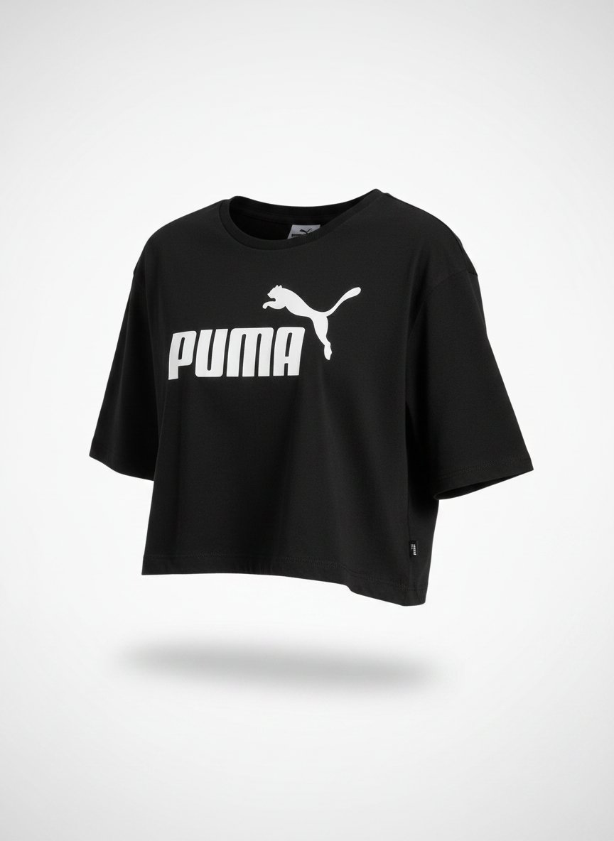 Puma ESS Cropped Logo Tee T-shirt Femme