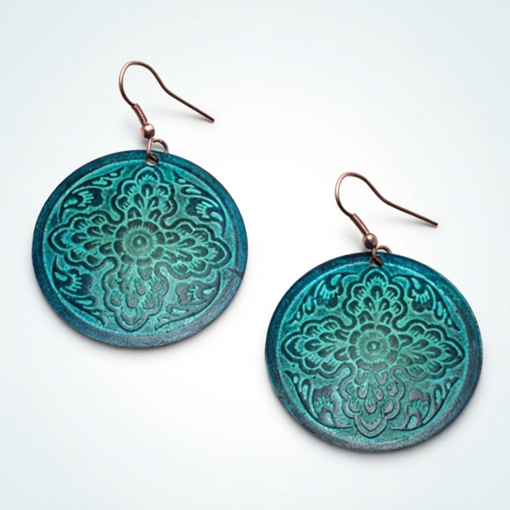 Boucles d'oreilles disque DEVIKA ATASI