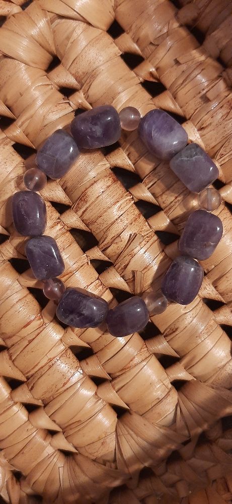 Bracelet en améthyste