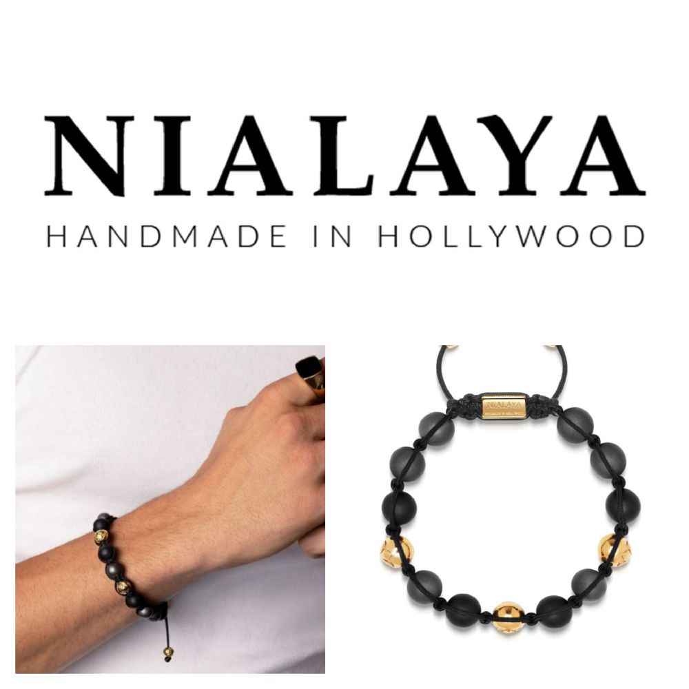 Bracelet perlé Nialaya jewlery unisexe