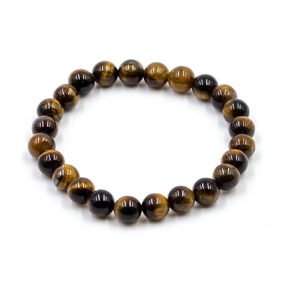 Bracelet en pierres d'oeil de tigre