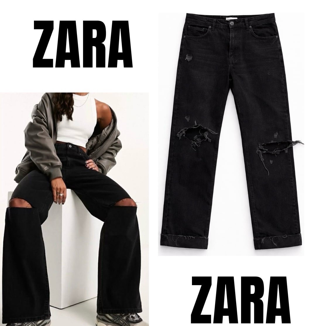 Jean noir zara taille (38)