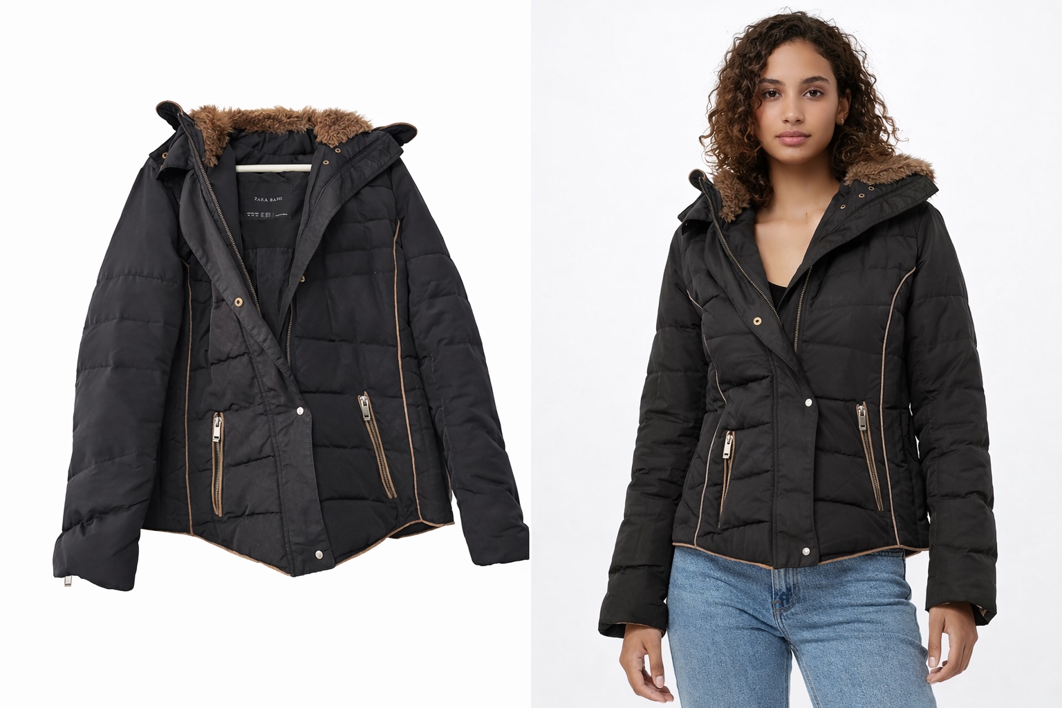 Veste Zara basic bleu foncé 💙