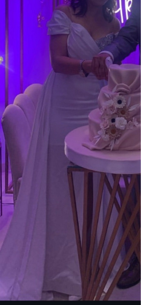 Robe blanche pour fiancaille