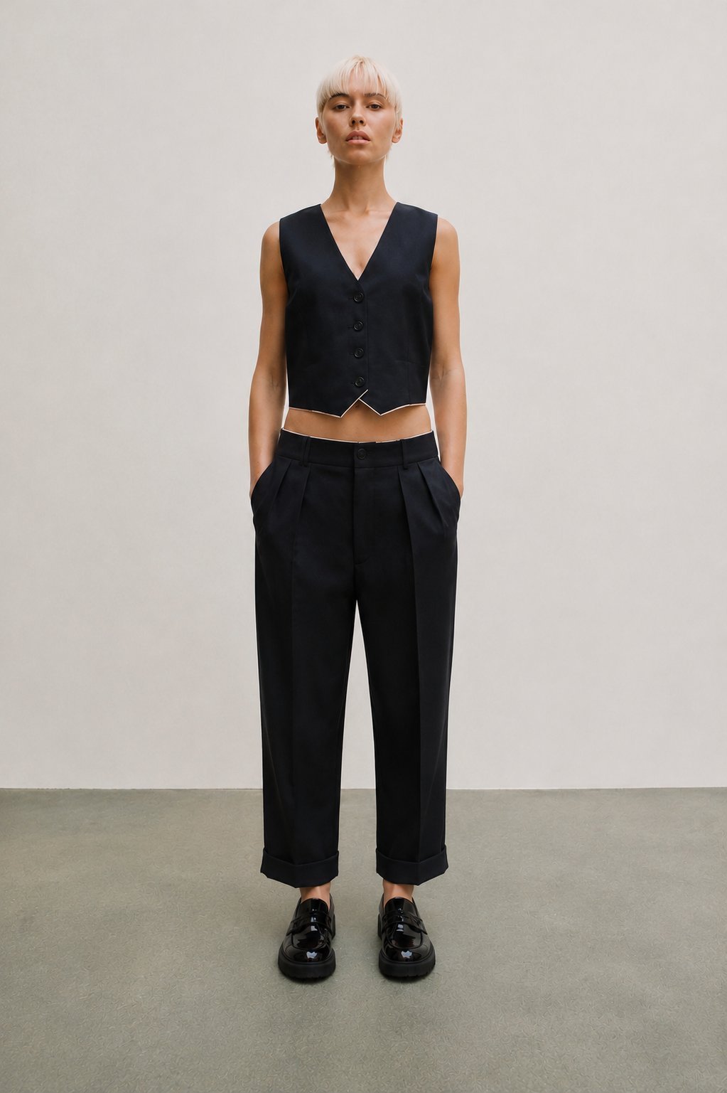 Total look bleu marine zara 