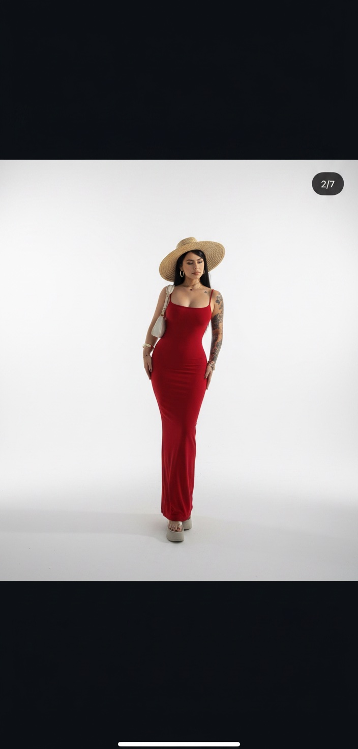 Robe Rouge moulante