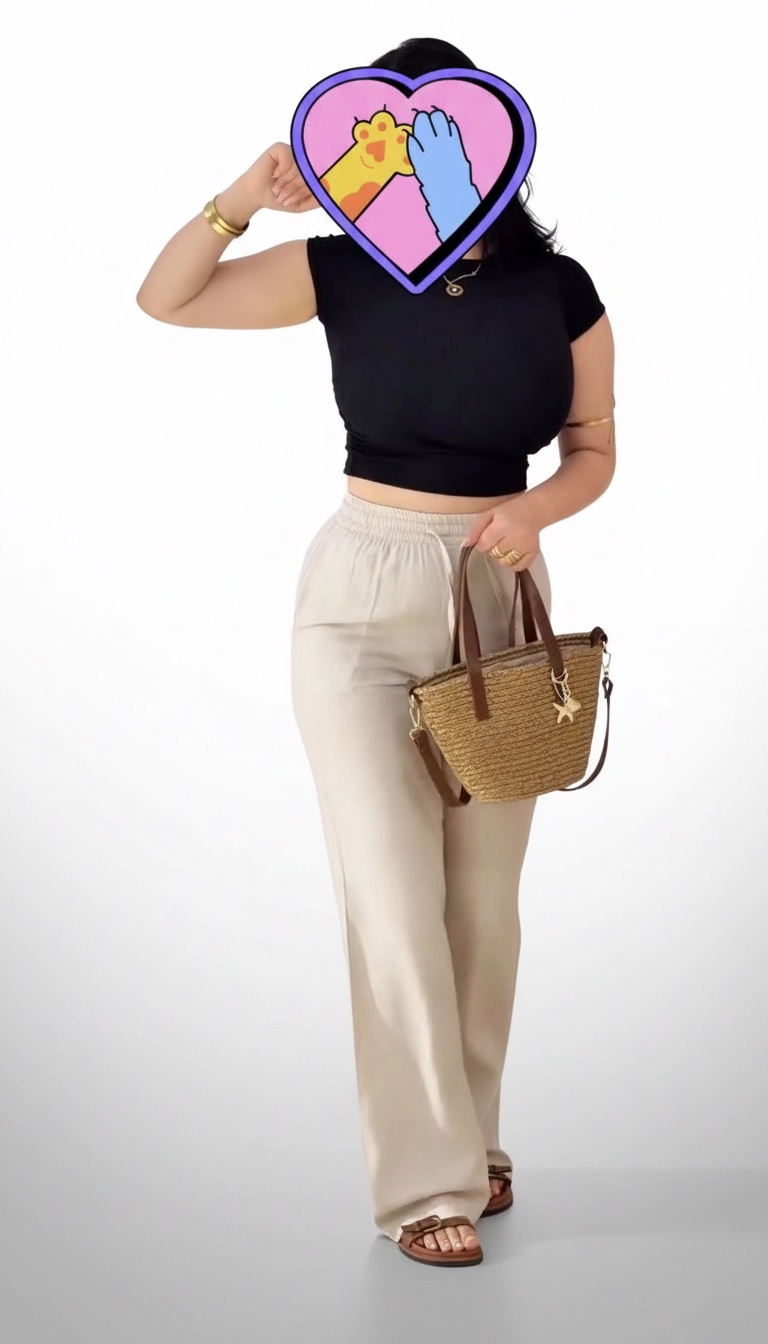 Pantalon 100% قمراية