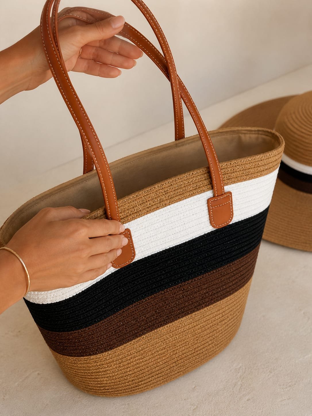 Couffin de plage + chapeau 