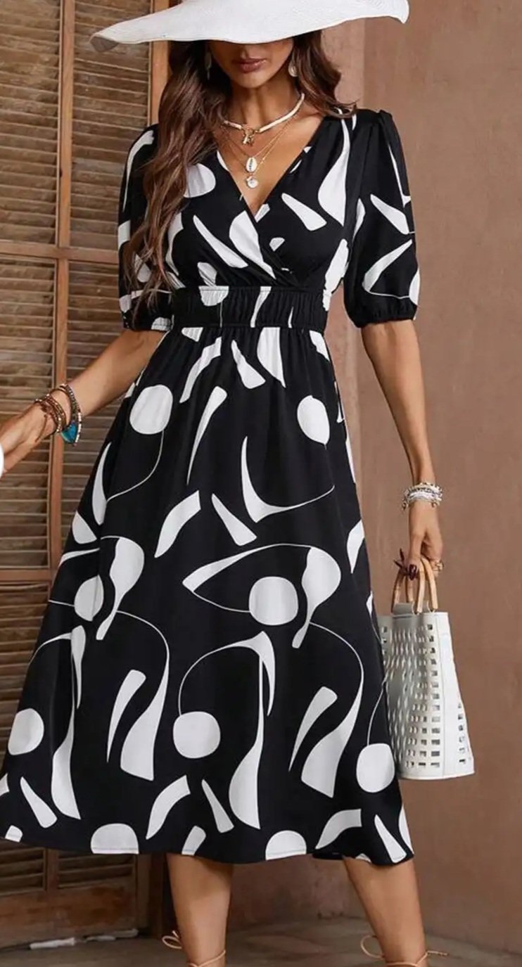 Robe midi très fluide
