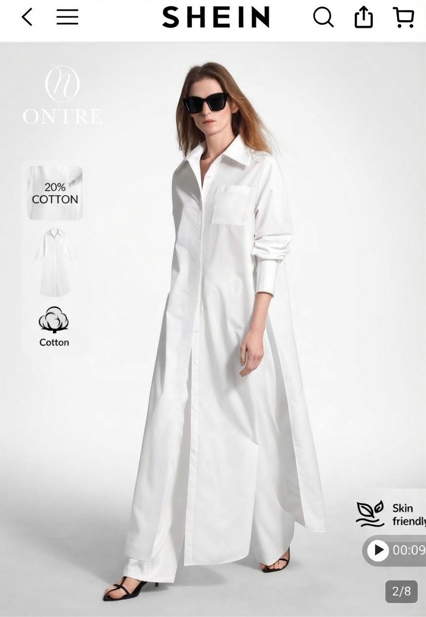 Chemise femme manche longue 