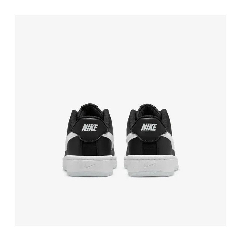 Baskets Nike Court Royale pour homme en cuir noir et blanc