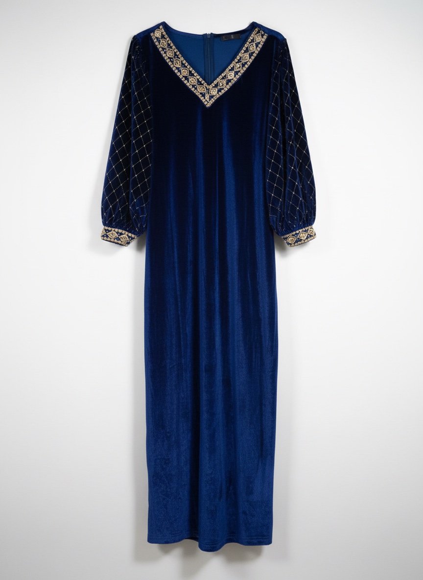 Robe avec une touche traditionnelle 