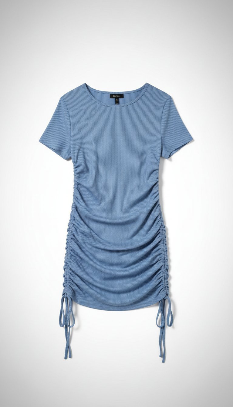 Robe blue ajustè