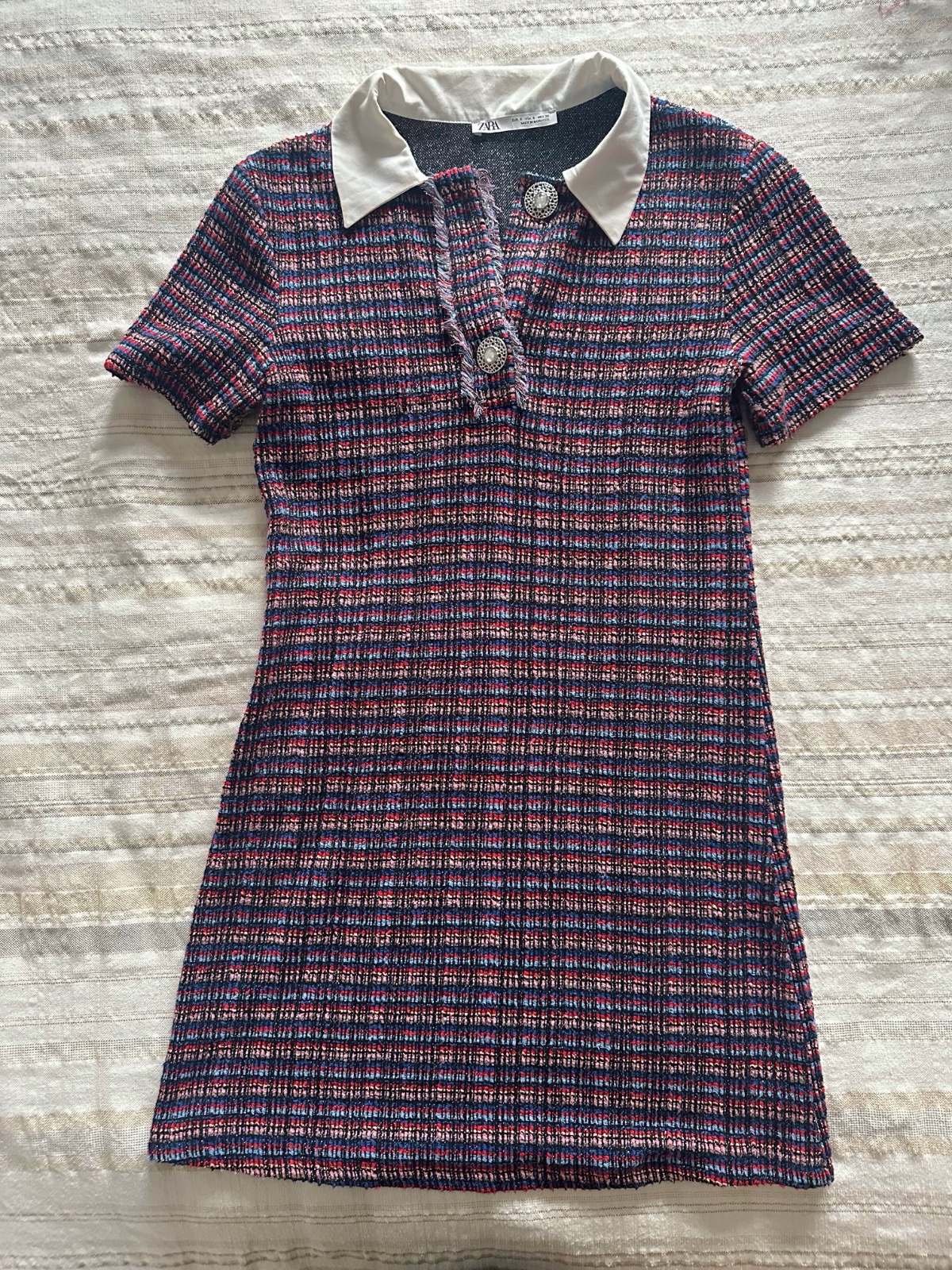 Robe zara en tweed