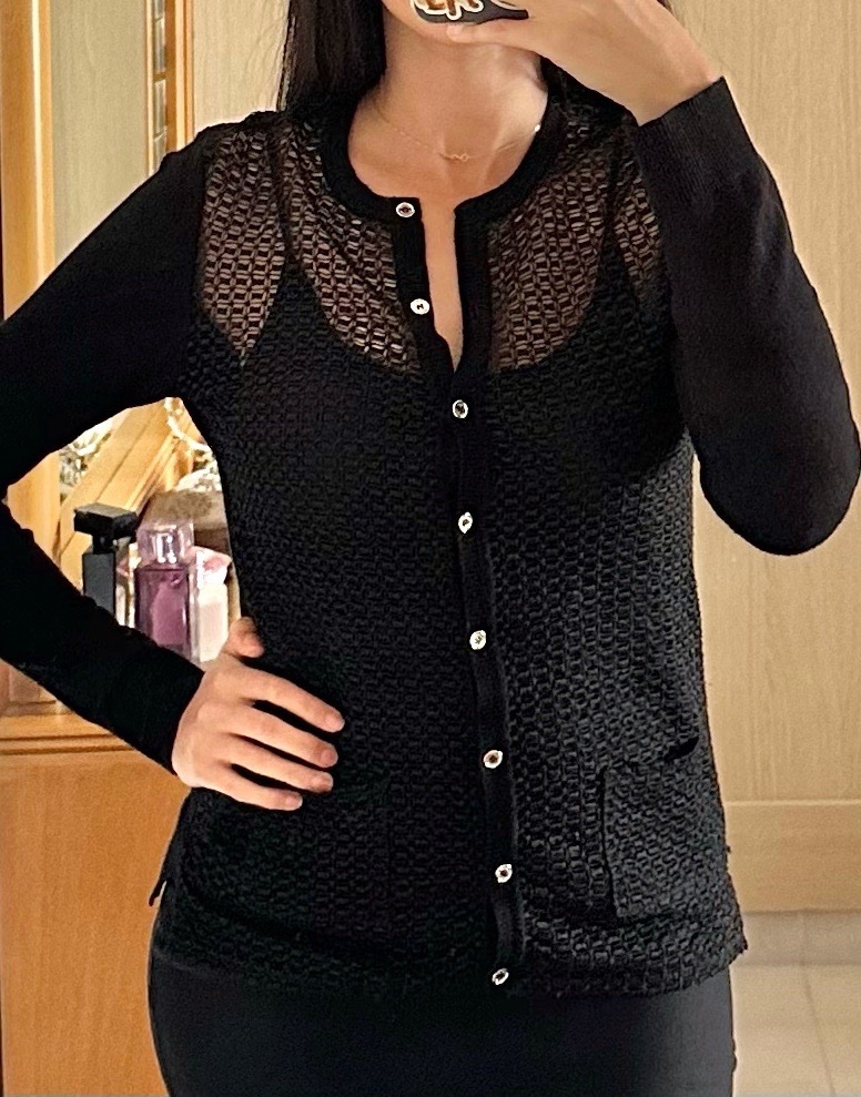 Cardigan noir Tommy Hilfiger