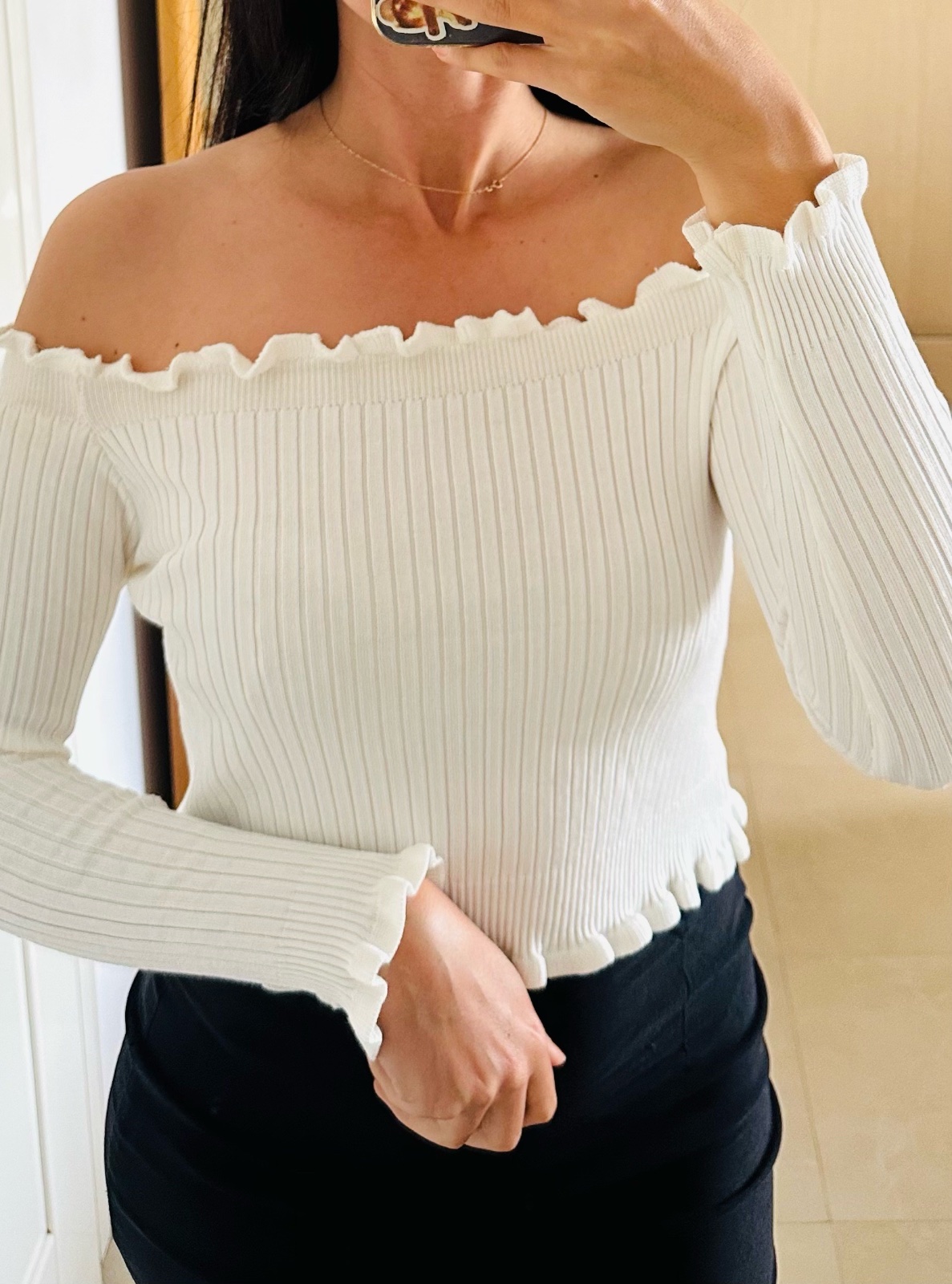 Top blanc 