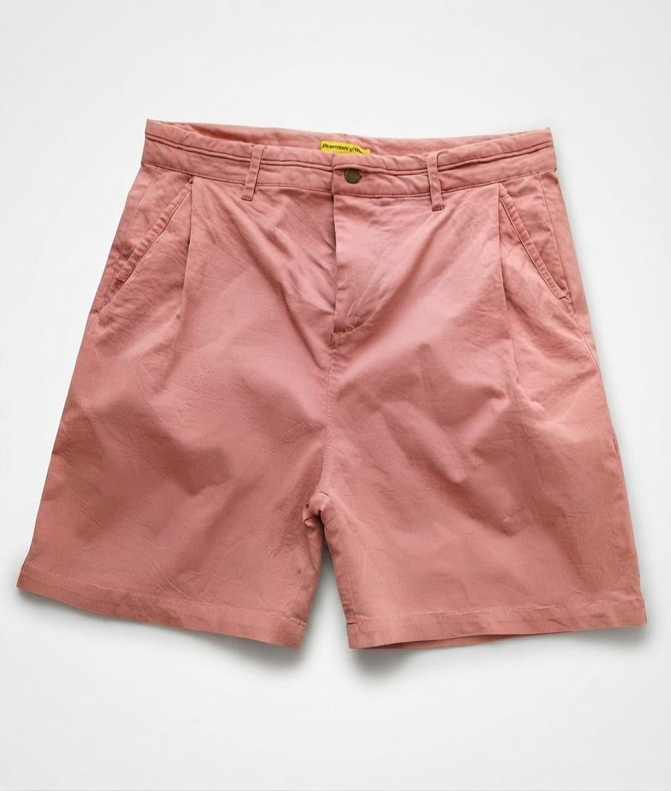 Short Haute De Gamme De Créateur Descendant Of Thives Édition Limitée (162Ex) - Taille 34(convient pour un L)- Coleur Vieux Rose/Terracotta Clair/Bois de rose 
