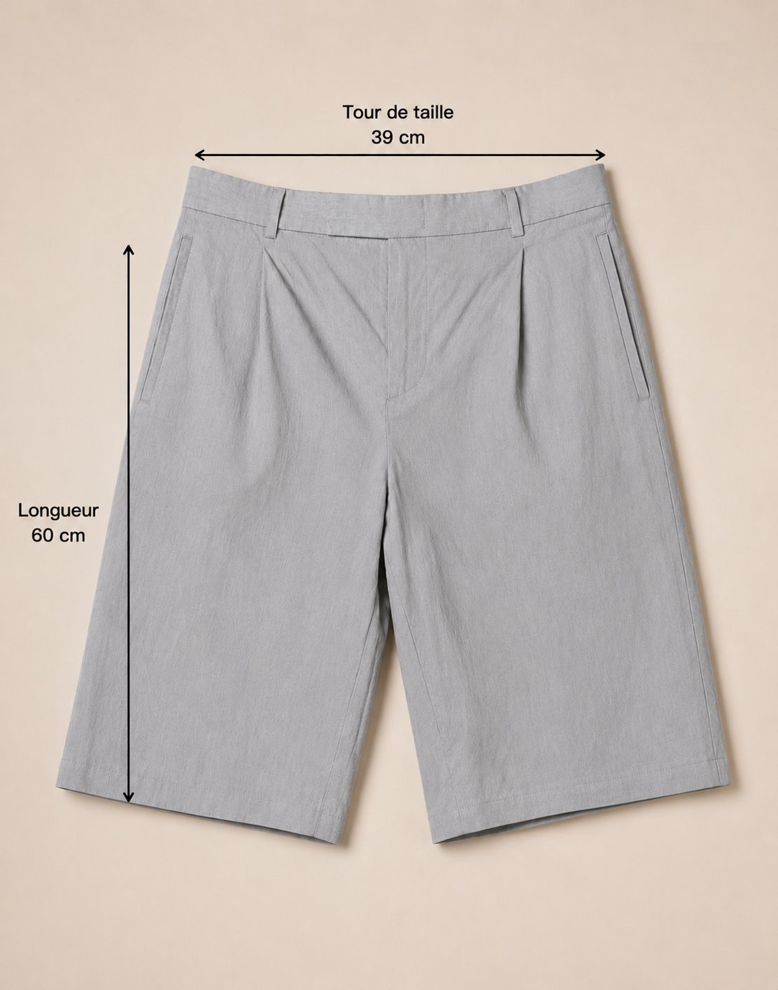 Schort En 100% Lin - Marque Suédoise COS - Gris - Taille Étiquette 46 (Normalement It) Équivalent  40 Fr/ 31 US