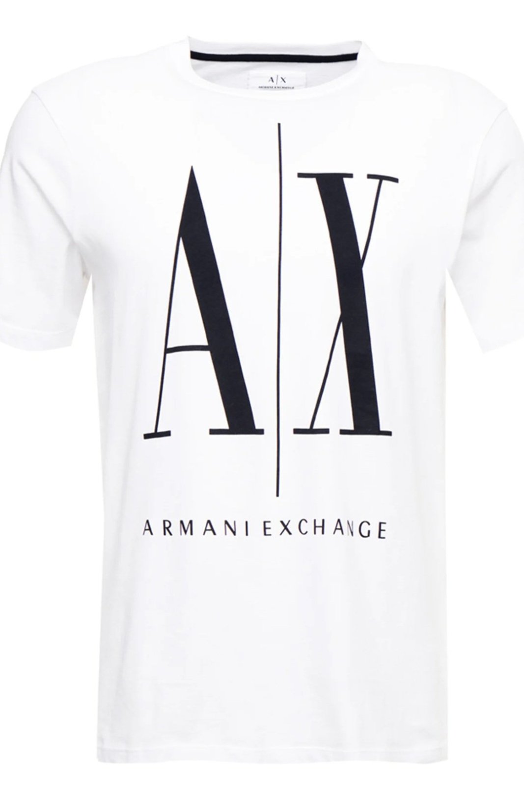 T-schirt Armani Exchange Blanc-Colection ICON PÉRIOD-100% Coton-Manches Courtes- Taille XXL- Éxellente État 