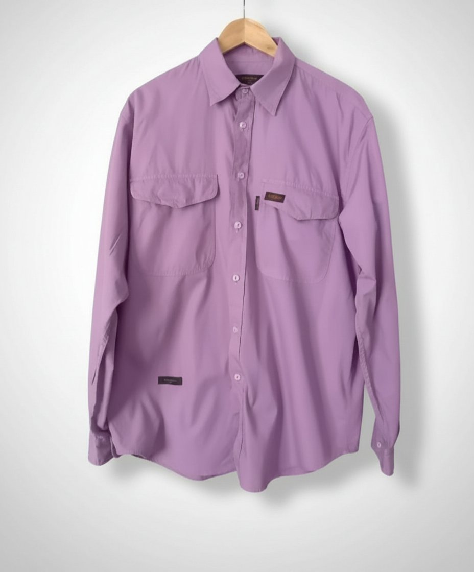 Chemise Valintino Jeans En Coton Violet/Lilas - Taille 42 