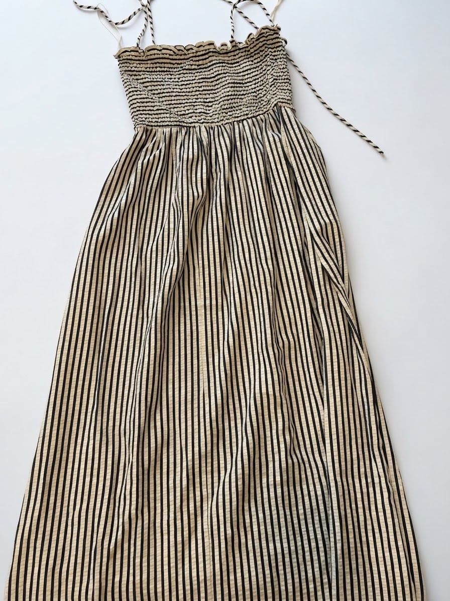 Robe a rayures original et comfortable 